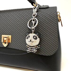😍Michael's Choice! Crystal Swarovski Panda Handbag Charm